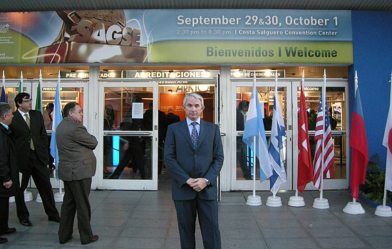 Edvins Lobins CTC HOLDINGS MD at SAGSE 2010 in Buenos Aires